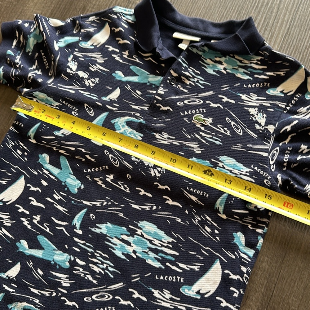 LACOSTE| boys polo shirt 12 - Picture 4 of 7